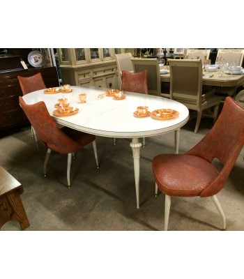 SOLD - Vintage Dining Room Table with Four Chairs